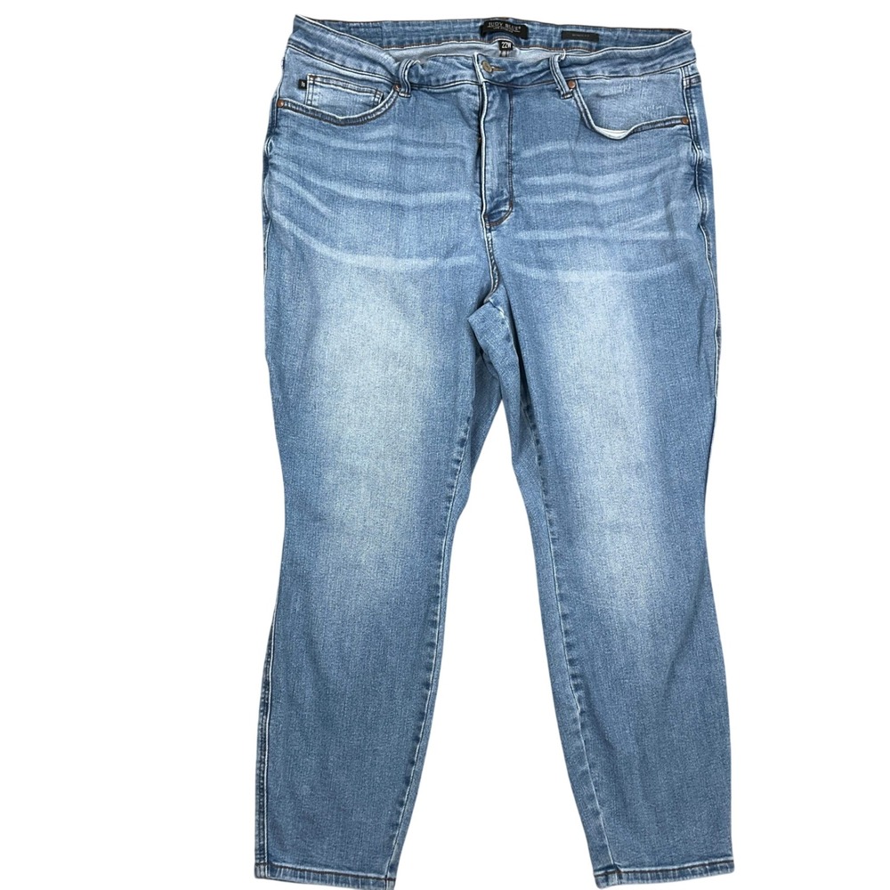 JUDY BLUE LA Jeans Women‎ 22W Blue JB88538 Skinny Fit Stretch Denim Stretch